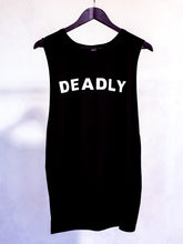 Load image into Gallery viewer, DEADLY Black Singlet
